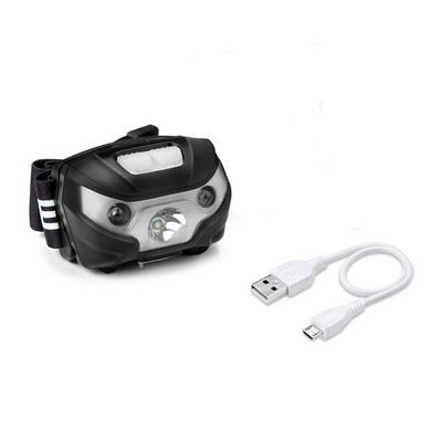 Osage 3W USB High Power Headlamp with Sensor