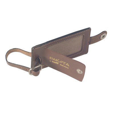 Leather Luggage Tag (3.86"x2.4")