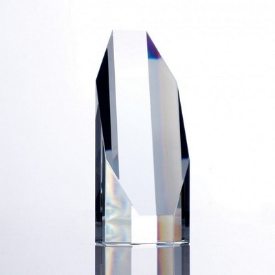 Large Octagon Optic Crystal Tower Award