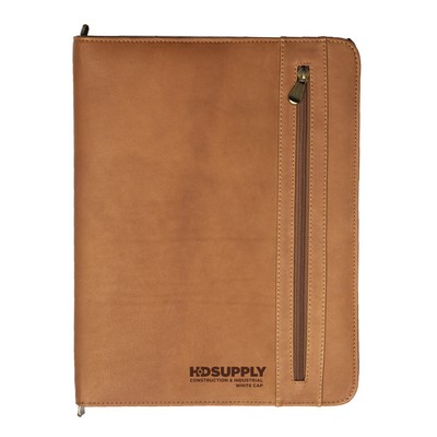 Exitoso - Zippered Leather Portfolio