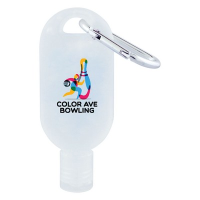 1 Oz. Hand Sanitizer Gel W/ Carabiner