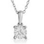 Jilco Inc. 0.33 Carat Sterling Silver Diamond Solitaire Necklace