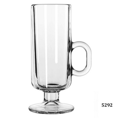 8 Oz. Clear Glass Irish Coffee Mug, 6-3/8"H