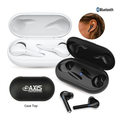 Touch Control Wireless Earbuds W/ Charging Case - Close out