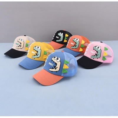 Children's Printed Mesh Baseball Cap