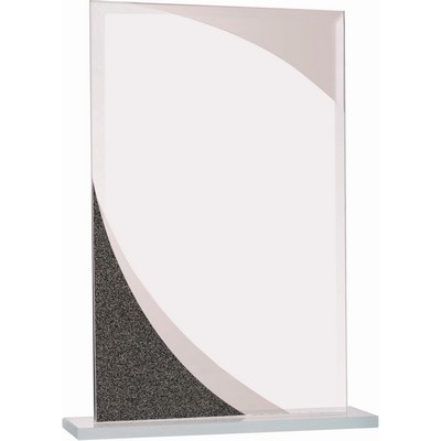 7 1/2" Rectangle Designer Glass Award