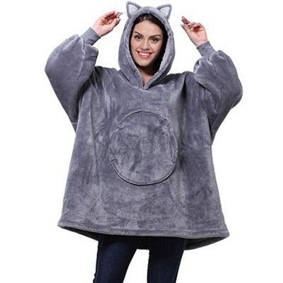 Wearable Sherpa Hoodie For Adults/Teens