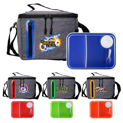 On The Go Oval Cooler Lunch Set