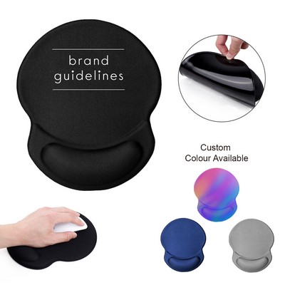 Mouse Pad with Wrist Support Rest