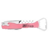 Pink Leatherette Wine Bottle Opener