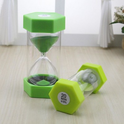 25 Minutes Hexagon Design Hourglass Sand Timer Size #S