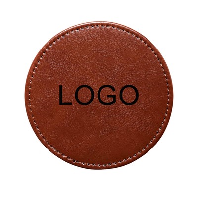 Round Leather Coasters