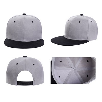 Cotton Hip Hop Flat Brim Cap