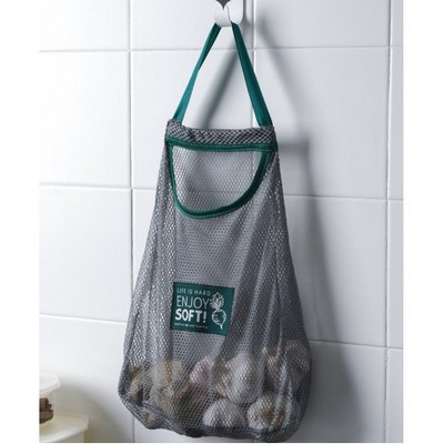 Portable/Reusable/Washable Cotton Mesh String Organic Shopping Handbag