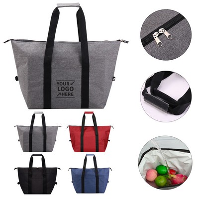 Insulated Collapsible Tote Cooler Bag