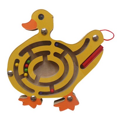 Wooden Maze Game Duck