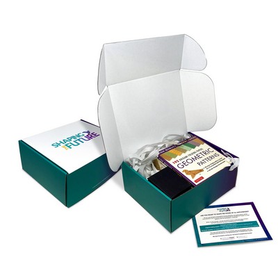 E-flute Full Color Custom Mailer Boxes - 9.5" x 8" x 4"