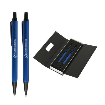 Triangle Metal Ballpoint Pen & Pencil Gift Set