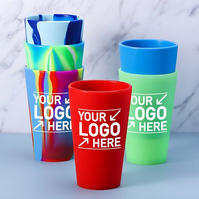 16oz Silicone Pint Glass