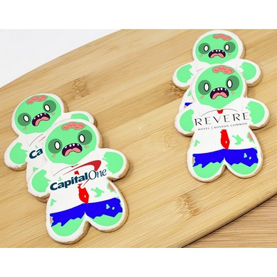 3.5" Zombie Shaped Logo Sugar Cookie