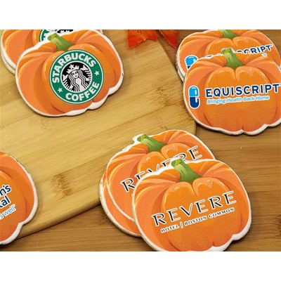 4" Pumpkin Shaped Logo Sugar Cookie