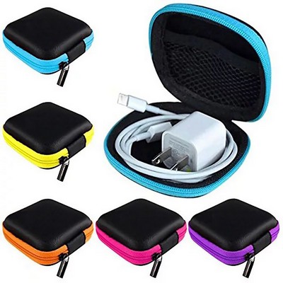 Square Ear-bud Case Portable