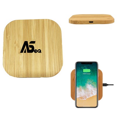 Bamboo Wood Wireless Charger