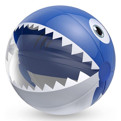 Creative Shark Shaped Inflatable PVC Ball 15.7 inches for Beach and Park