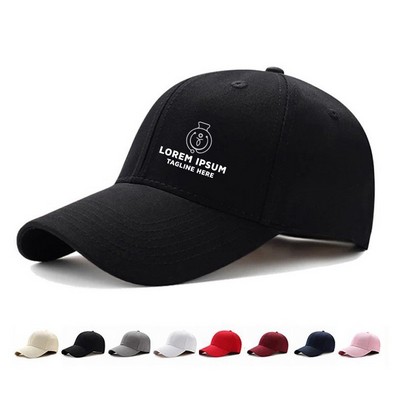 High Quality Solid Color Baseball Cap