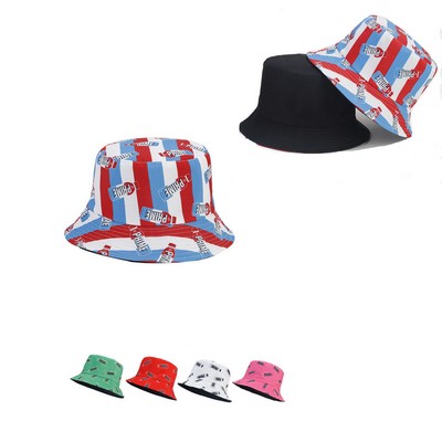 Unisex Double-side Wear Bucket Hat