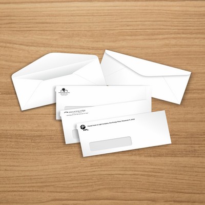 # 6 3/4 - Standard (Commercial) Window Envelopes 1/1 Black