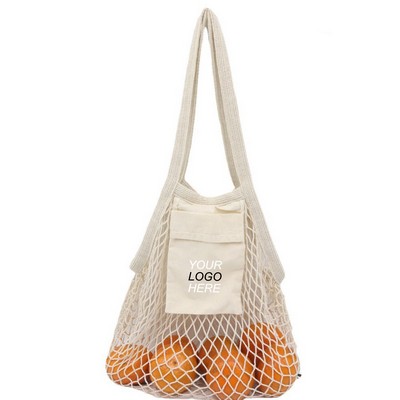 Stylish Portable Reusable Grocery Mesh Tote Bags