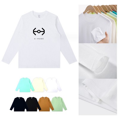 Fine Jersey CVC Long Sleeve T-Shirt