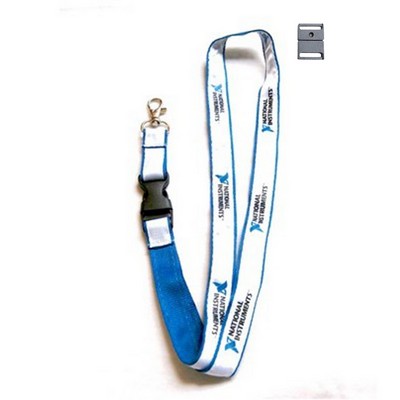 Safe Break 2-Ply Lanyard w/Lobster Claw Clip