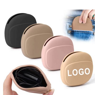 Portable Silicone Headphone Storage Bag