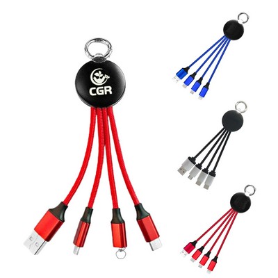 3 in 1 Charging Cable with LED Light Indicator