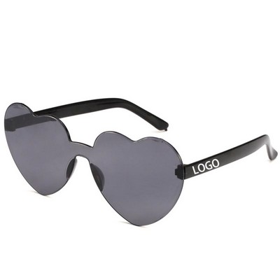 Candy Color Heart Sunglasses For Party Favor