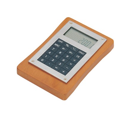 Wood Base Calculator in Cherry Finish