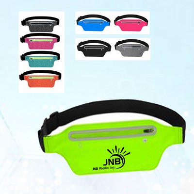 Reflective Running Waist Bag for Fitness