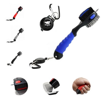 Multi Functional Stainless Steel Golf Club Cleaning Brush