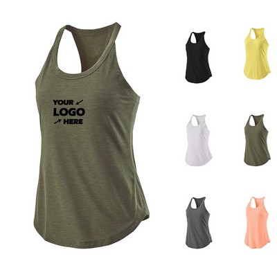 Relaxed Fit Racer Back Tank