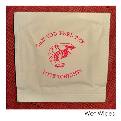 Stock "Can You Peel The Love Tonight?" Moist Towelettes (Pack of 50)