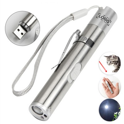 Stainless Steel Portable Mini Flashlight