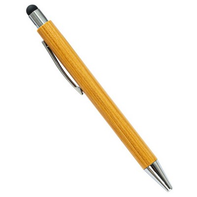 Eco-friendly Bamboo Pen with Stylus