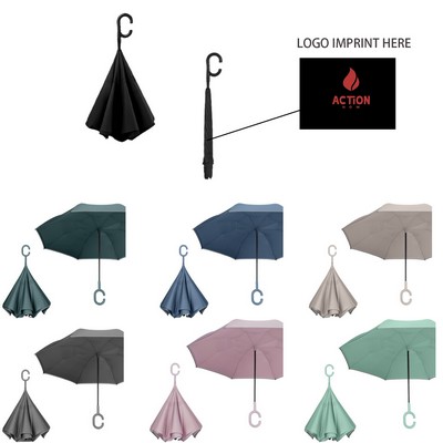 Upside Down Manual Umbrella