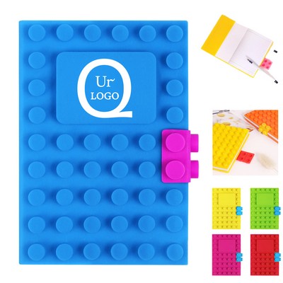 A6 Silicone Building Block Notebook