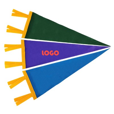 Triangle Felt Pennant Flags