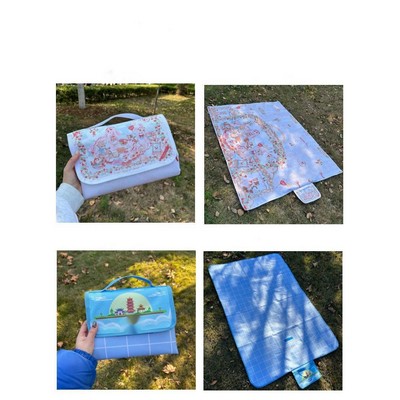 Water Resistant Fold-Up Picnic Blanket