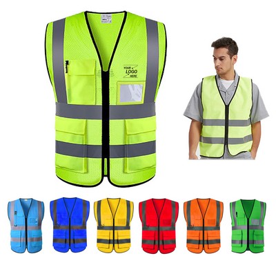 High Visibility Breathable Safety Vest