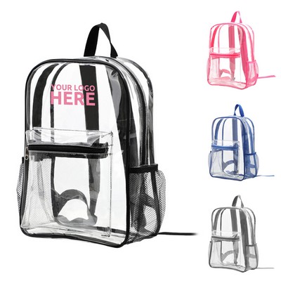 Heavy Duty Pvc Clear Backpack